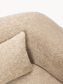 Schlafsofa Eliot (2-Sitzer) aus Teddy-Bouclé, Bezug: Teddy-Bouclé (100 % Polye, Gestell: Spanplatte, Kiefernholz, Füße: Kunststoff Dieses Produkt, Teddy-Bouclé Beige, B 180 x T 100 cm