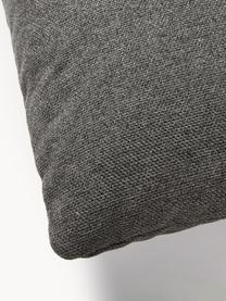 Cojín sofá Melva, Funda: 100% poliéster, Tejido gris antracita, An 50 x L 50 cm