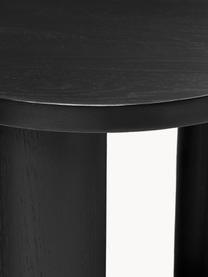 Konferenčný stolík z dubového dreva Didi, Masívne dubové drevo, lakované
Tento výrobok je vyrobený z dreva s certifikátom FSC®, ktoré pochádza z udržateľných zdrojov, Čierna, Š 90 x H 51 cm