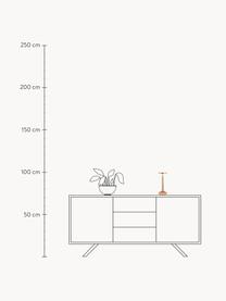 Lampa stołowa LED z funkcją przyciemniania Bon jour, Tworzywo sztuczne, Blady różowy z metalicznym wykończeniem, Ø 11 x W 27 cm