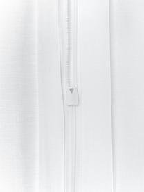 Baumwoll-Bettwäsche Timeless Chic in Weiß, Webart: Renforcé Fadendichte 144 , Weiß, Beige, 135 x 200 cm + 1 Kissen 80 x 80 cm