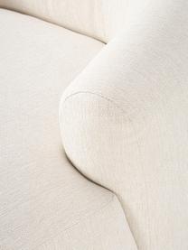 Fauteuil lounge XL Sofia, Tissu blanc crème, larg. 140 x prof. 140 cm
