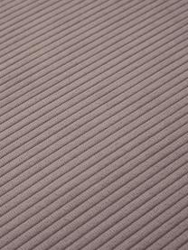 Modulaire hoekbank Lennon van corduroy, Bekleding: corduroy (92% polyester, , Frame: massief grenenhout, multi, Poten: kunststof Dit product is , Corduroy taupe, B 327 x D 180 cm, hoekdeel links