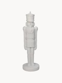 Figura decorativa Nutcracker, Poliresina, Bianco, opaco, Ø 7 x Alt. 24 cm