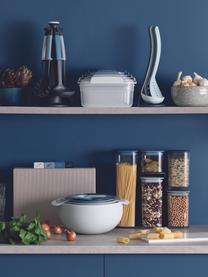 Súprava kuchynského náčinia so stojanom Elevate, 7 dielov, Tvrdený nylon, silikón, Odtiene modrej, Súprava s rôznymi veľkosťami