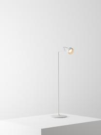 Kleine verstelbare LED leeslamp Ixa, dimbaar, Lamp: technopolymeer, Greige, H 105 cm