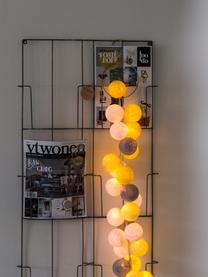 Světelný LED řetěz Colorain, Žlutá, bílá, odstíny šedé