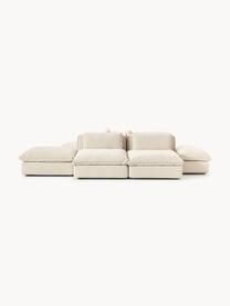 Sofa modułowa XL Felix, Tapicerka: 100% poliester Dzięki tka, Nogi: tworzywo sztuczne Ten pro, Jasnobeżowa tkanina, B 360 x T 240 cm