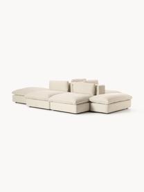 Salon lounge modulable XL Felix, Tissu beige clair, larg. 360 x prof. 240 cm