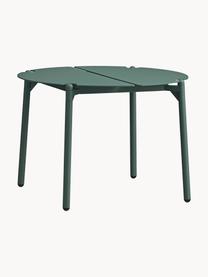 Runder Garten-Couchtisch Novo aus Metall, Stahl, beschichtet, Dunkelgrün, Ø 50 cm