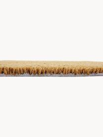 Fußmatte Stag, Oberseite: Kokosfaser, Unterseite: Naturkautschuk, Hellbraun, Schwarz, B 40 x L 60 cm