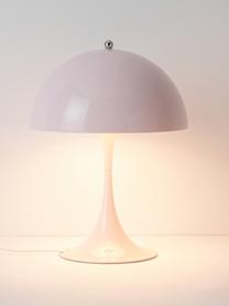 Lámpara de mesa LED regulable con temporizador Panthella, Al 34 cm, Pantalla: acero recubierto, Estructura: aluminio recubierto, Cable: plástico, Acero rosa pálido, Ø 25 x Al 34 cm