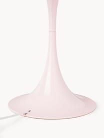 Lampada da tavolo a LED con luce regolabile e timer Panthella, alt. 34 cm, Paralume: acciaio rivestito, Struttura: alluminio rivestito, Acciaio rosa chiaro, Ø 25 x Alt. 34 cm
