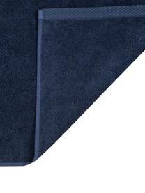 Eenkleurige handdoek Comfort, verschillende formaten, Donkerblauw, Gastendoekje, B 30 x L 50 cm, 2 stuks