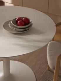 Mesa de comedor redonda Menorca, Ø 100 cm, Tablero: laminado de alta presión , Blanco, Ø 100 cm