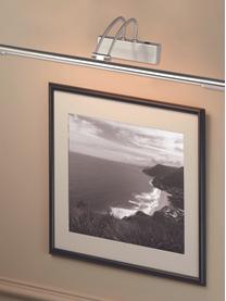 Velké LED osvětlení s vypínačem Picture, Matná stříbrná, Š 68 cm, V 12 cm