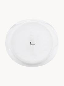 Ručne vyrobená servírovacia misa z porcelánu Salt, Porcelán, Biela, Š 24 x V 4 cm