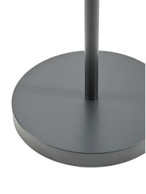 Lampada da terra dimmerabile a LED da esterno Placido, Base della lampada: metallo rivestito, Paralume: materiale sintetico, Bianco, nero, Ø 31 x Alt. 150 cm