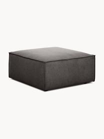 Pouf Lennon, Tissu anthracite, larg. 88 x prof. 88 cm