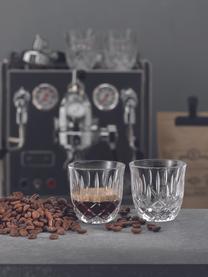 Kristall-Espressobecher Noblesse, 2 Stück, Kristallglas, Transparent, Ø 6 x H 6 cm, 90 ml