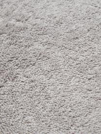 Handtuch Issey in verschiedenen Größen, mit bestickter Borte, Grau, Schwarz, Handtuch, B 50 x L 100 cm, 2 Stück