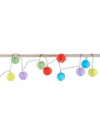 Ghirlanda a LED Lampion, 380 cm, 10 lampioni, Lanterne: materiale sintetico, Multicolore, Lung. 380 cm