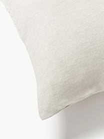 Gewaschener Leinen-Bettdeckenbezug Airy, Hellbeige, B 200 x L 200 cm