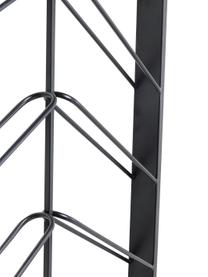 Hängeweinregal Bistro für 16 Flaschen, Stahl, pulverbeschichtet, Schwarz, B 70 x H 160 cm