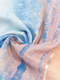 Kissenhülle Colori im Aquarell-Look mit Fransen, Bezug: 100% Baumwolle, Bunt, B 50 x L 50 cm