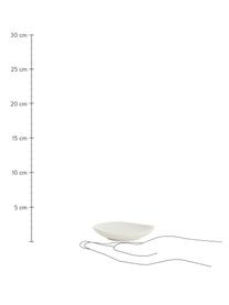 Steingut-Dipschälchen Refine matt Weiß in organischer Form Ø 9 cm, 4 Stück, Steingut, Gebrochenes Weiß, Ø 9 cm