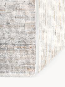 Laagpolig vloerkleed Alisha, 63% jute, 37% polyester, Lichtgrijs, B 120 x L 180 cm (maat S)