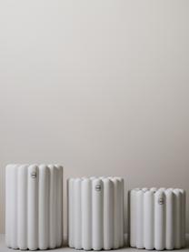 Portavaso Mist, alt. 27 cm, Ceramica, Bianco opaco, Ø 19 x Alt. 27 cm