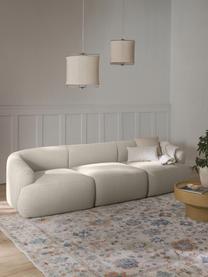 Modulares Bouclé-Sofa Sofia (3-Sitzer), Bezug: Bouclé (100 % Polyester) , Gestell: Fichtenholz, Spanplatte, , Füße: Kunststoff Dieses Produkt, Bouclé Off White, B 277 x T 103 cm