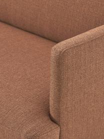 Sofa Fluente (3-Sitzer), Bezug: 100 % Polyester Der hochw, Gestell: Massives Kiefernholz, FSC, Füße: Metall, pulverbeschichtet, Webstoff Nougat, B 196 x T 85 cm