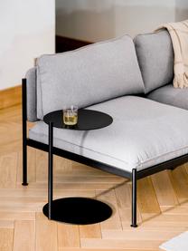 Stolik pomocniczy z metalu Ande, Metal malowany proszkowo, Czarny, Ø 40 x W 55 cm