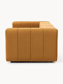 Modulares Samt-Sofa Lena (4-Sitzer), Bezug: Samt (100 % Polyester) De, Gestell: Buchenholz, Spanplatte, H, Samt Ocker, B 287 x T 106 cm