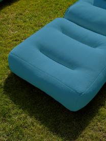 Ręcznie wykonany fotel zewnętrzny Sit Pool, Tapicerka: 70% PAN + 30% PES, wodood, Petrol, S 75 x W 85 cm