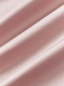 Lenzuolo in raso di cotone Comfort, Rosa antico, Larg. 270 x Lung. 280 cm