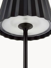 Lampada mobile da tavolo per esterni a LED  dimmerabile Trellia, Paralume: alluminio verniciato, Nero, Ø 15 x Alt. 38 cm