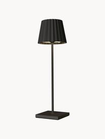 Přenosná stmívatelná venkovní stolní LED lampa Trellia, Černá, Ø 12 cm, V 38 cm