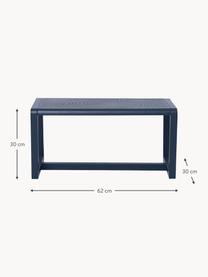 Banc en bois pour enfant Little Architect, Bois de frêne, placage en frêne, MDF

Ce produit est fabriqué à partir de bois certifié FSC® issu d'une exploitation durable, Gris-bleu, larg. 62 x prof. 30 cm