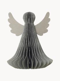 Oggetti decorativi Angel 2 pz, Carta, Grigio, Ø 10 x Alt. 12 cm