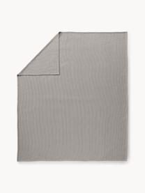 Waffelpiqué-Tagesdecke Adair, 100 % Baumwolle, Grau, B 180 x L 250 cm