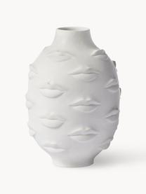 Porzellan-Vase Gala, H 24 cm, Porzellan, Weiß, Ø 16 x H 24 cm