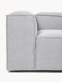 Narożna sofa modułowa XL Lennon, Tapicerka: 100% poliester Dzięki tka, Stelaż: lite drewno sosnowe, skle, Nogi: tworzywo sztuczne Ten pro, Szara tkanina, S 329 x G 269 cm,  prawostronna