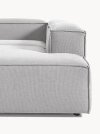 Modulares XL-Ecksofa Lennon, Bezug: 100 % Polyester Der strap, Gestell: Massives Kiefernholz, Spe, Webstoff Grau, B 329 x T 269 cm, Eckteil rechts