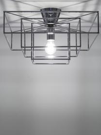 Lampa sufitowa Cube, Chrom, S 46 x W 27 cm