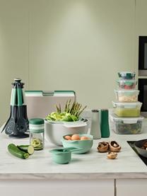 Set utensili da cucina con supporto Elevate 7 pz, Nylon indurito, silicone, Tonalità verdi, Set in varie misure