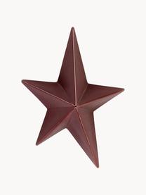 Décoration murale Star, Grès cérame, Prune, larg. 14 x haut. 18 cm