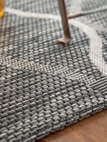 In- & Outdoor Teppich Nordic mit grafischem Muster, 100 % Polypropylen, Taupe, Off White, B 80 x L 150 cm (Größe XS)